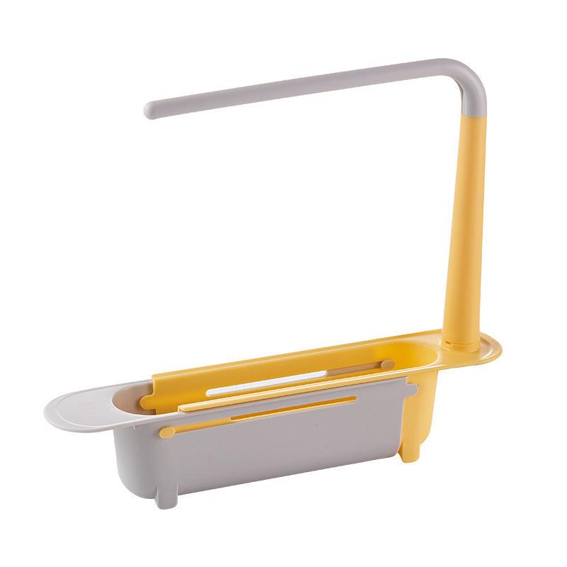 Étagère multifonctionnelle pour évier de cuisine, porte-chiffons
