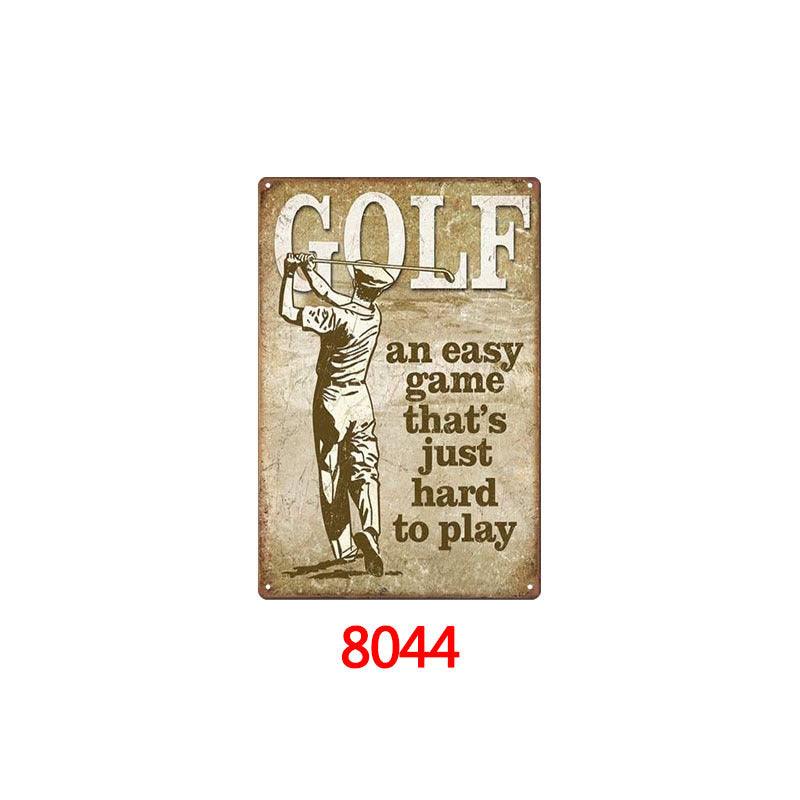 Tin Painting Bar Clothing Store Home Wall Decoration