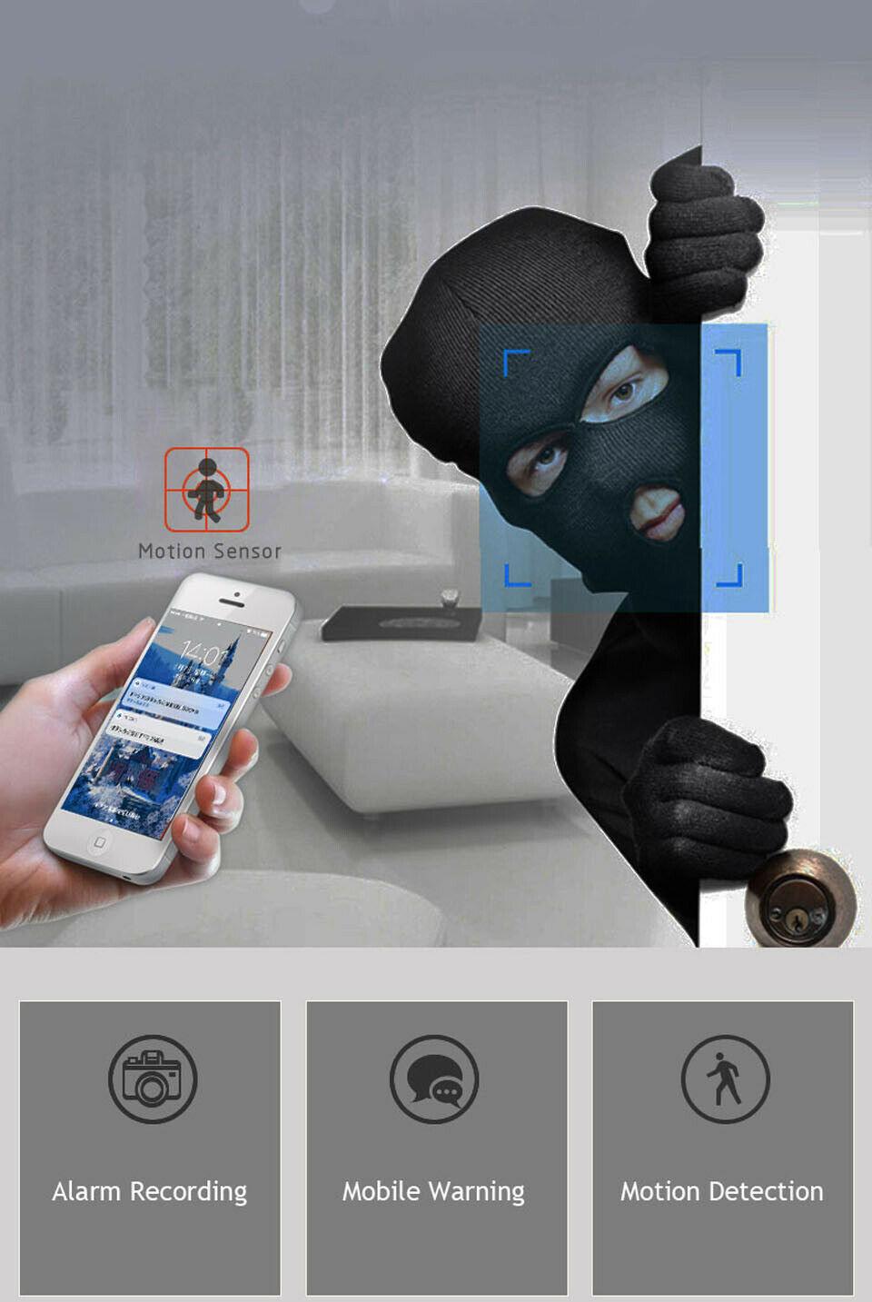Caméra IP CCTV sans fil WiFi pour moniteur de sécurité domestique