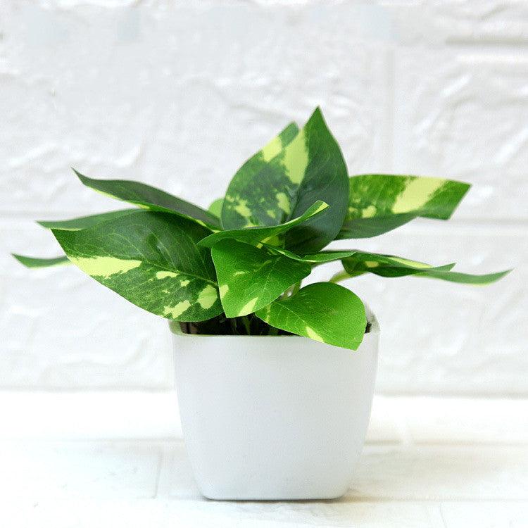 Ensemble de table en pot, mini ornements, fausse plante, bonsaï, décoration de maison, salon, plantes vertes d'intérieur, ameublement