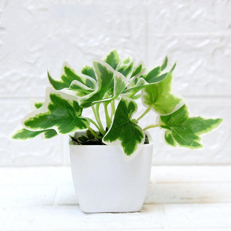 Ensemble de table en pot, mini ornements, fausse plante, bonsaï, décoration de maison, salon, plantes vertes d'intérieur, ameublement