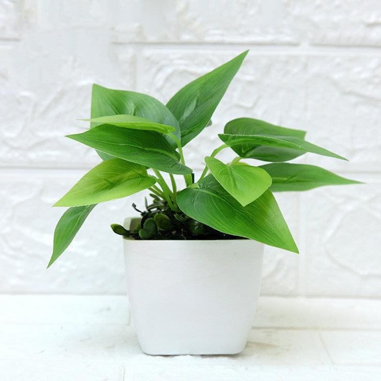 Ensemble de table en pot, mini ornements, fausse plante, bonsaï, décoration de maison, salon, plantes vertes d'intérieur, ameublement