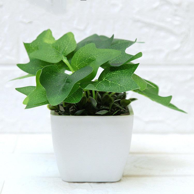 Ensemble de table en pot, mini ornements, fausse plante, bonsaï, décoration de maison, salon, plantes vertes d'intérieur, ameublement