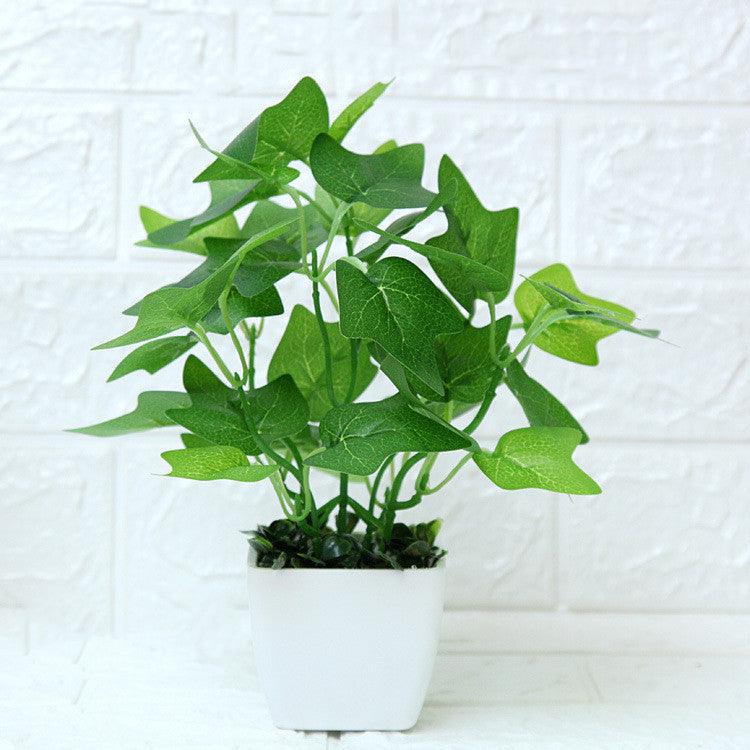 Ensemble de table en pot, mini ornements, fausse plante, bonsaï, décoration de maison, salon, plantes vertes d'intérieur, ameublement