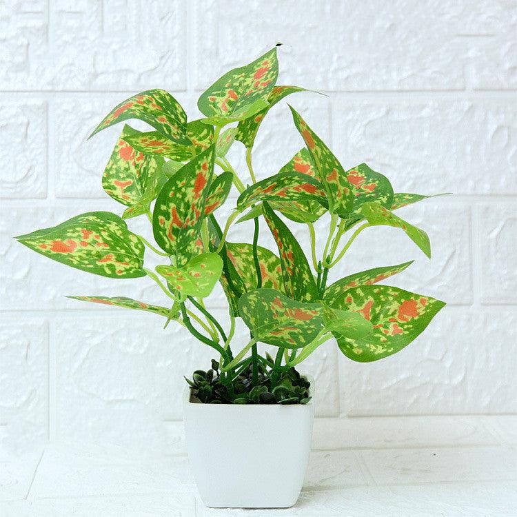Ensemble de table en pot, mini ornements, fausse plante, bonsaï, décoration de maison, salon, plantes vertes d'intérieur, ameublement