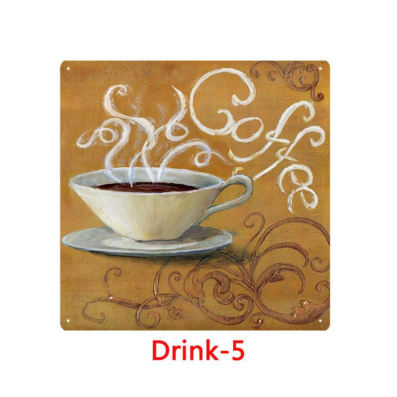 Retro Tin Painting Bar Home KTV Wall Decoration