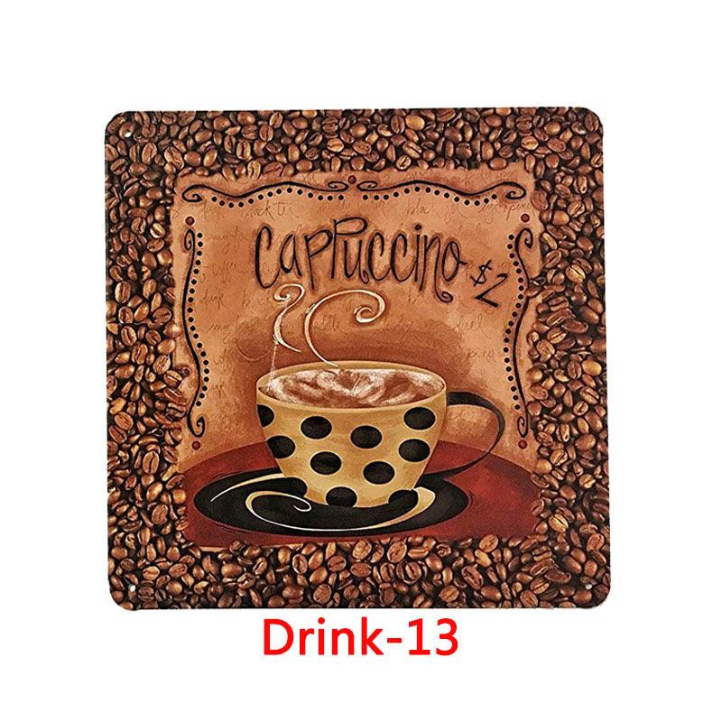Retro Tin Painting Bar Home KTV Wall Decoration