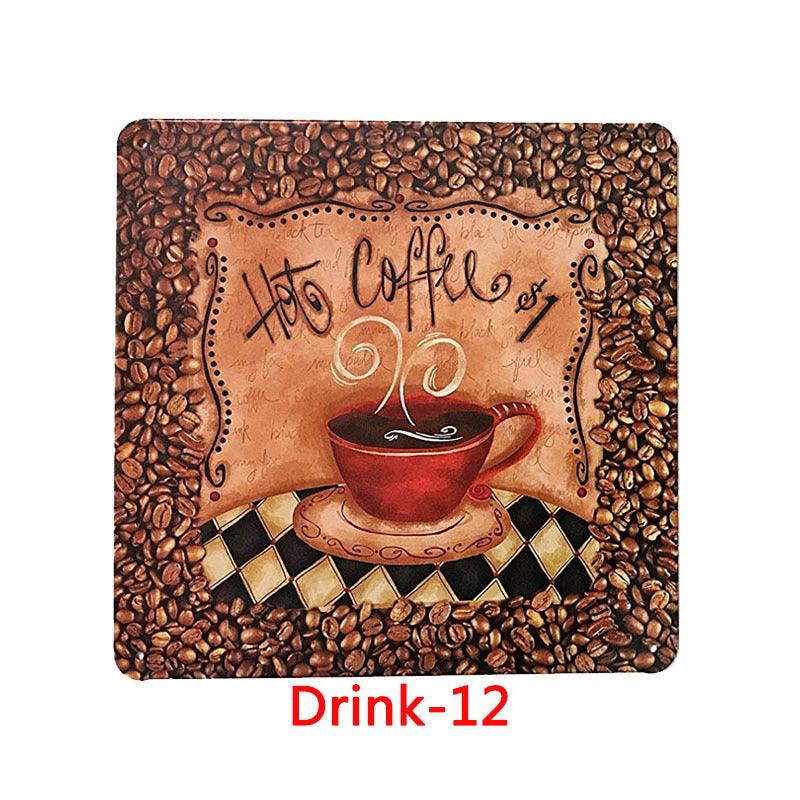Retro Tin Painting Bar Home KTV Wall Decoration