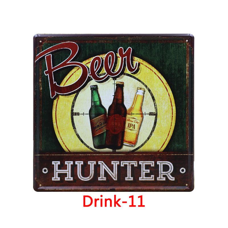 Retro Tin Painting Bar Home KTV Wall Decoration