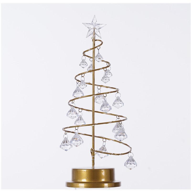 Guirlande lumineuse LED en cristal pour sapin de Noël, décoration d'intérieur, pour chambre à coucher