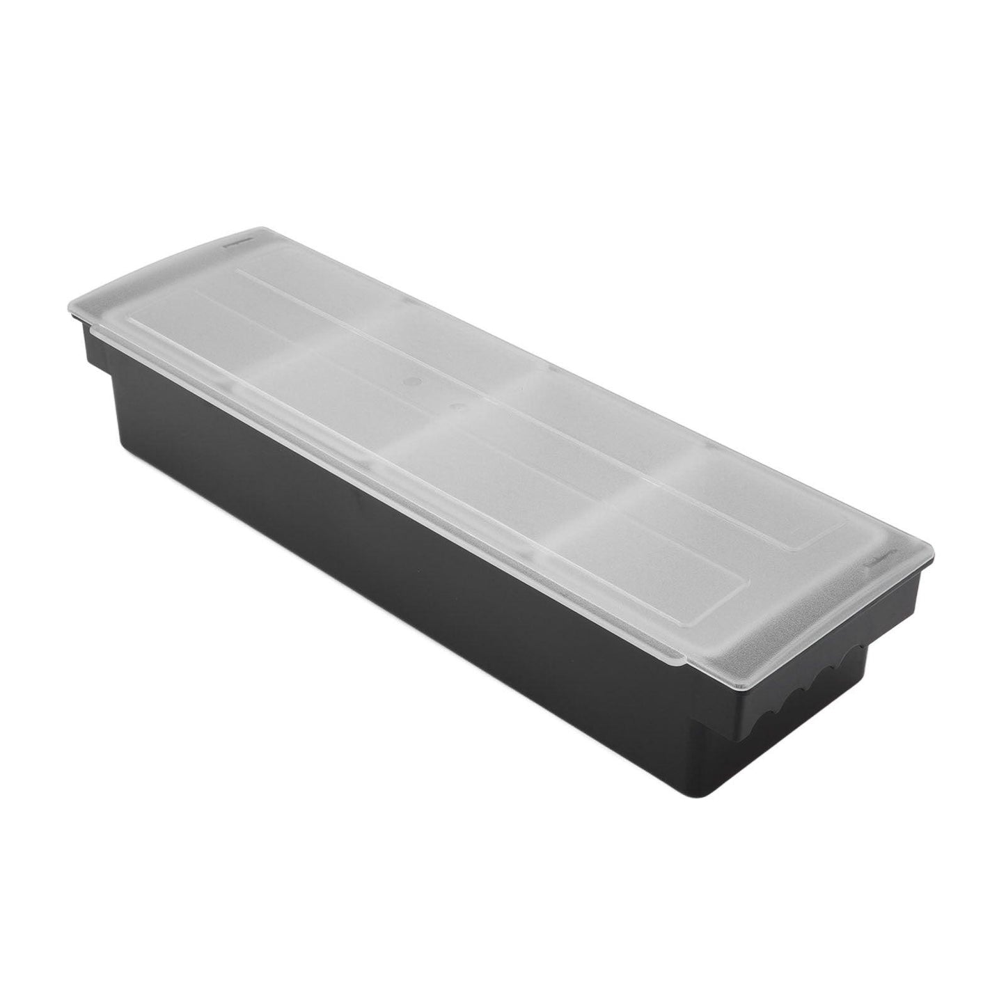 Boîte à condiments en plastique durable, couvercle transparent, design détachable, multifonction, pour fruits et légumes, 4 compartiments