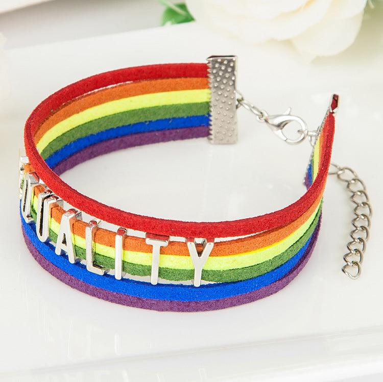 Bracelet tressé Pride