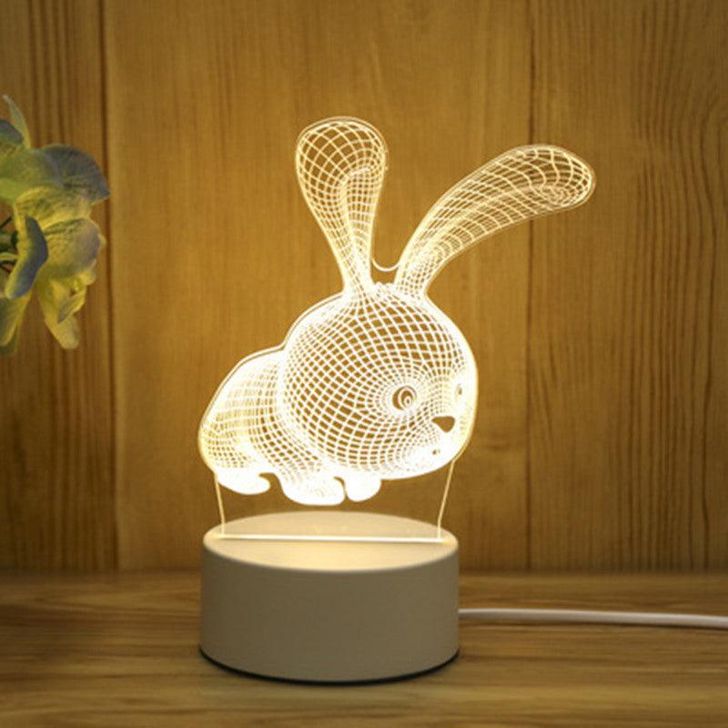 Lampe de bureau stéréo à LED pour la protection des yeux, lampe de chevet USB, cadeau