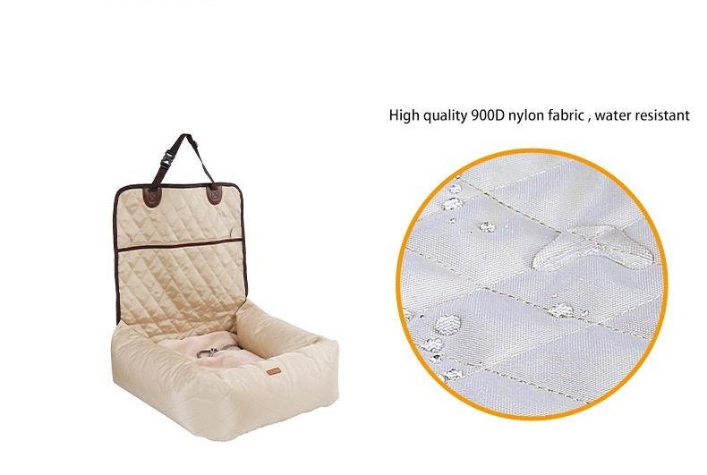 Sac de transport 2 en 1 pour chien, coussin de siège de voiture pliable, épais et polyvalent, matelas de voiture pour chien, fournitures pour animaux de compagnie