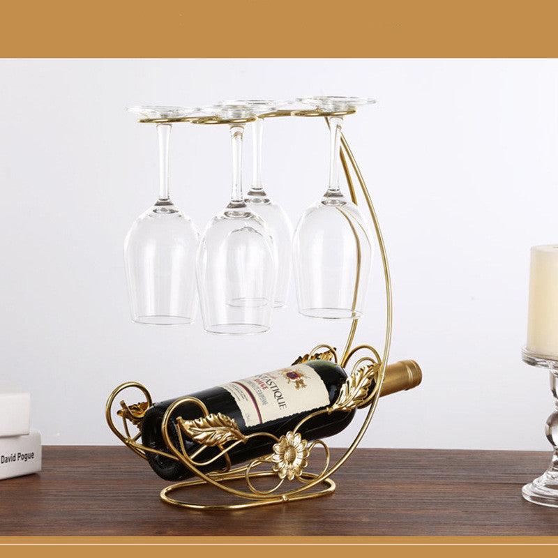 Estante de vino de cobre, soporte colgante para copas de vino, soporte de barra, soporte de exhibición