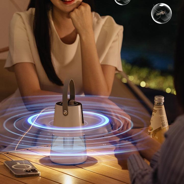 Lampe anti-moustiques à projection, veilleuse portable à double usage pour l'extérieur
