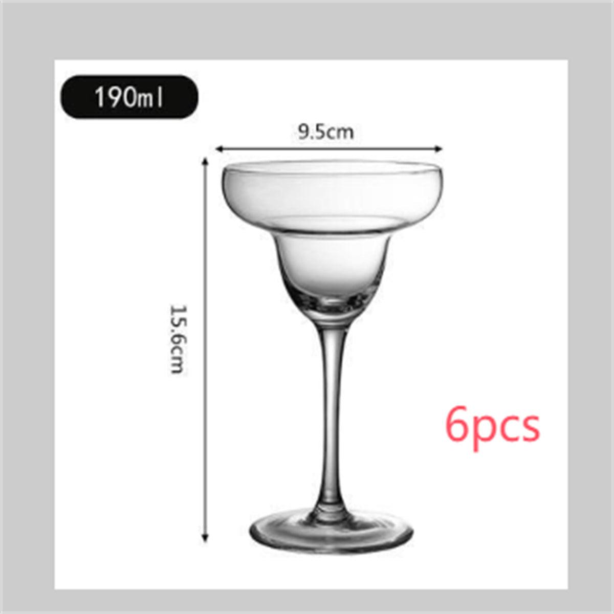 Grand verre à cocktail en cristal pour bar à margarita