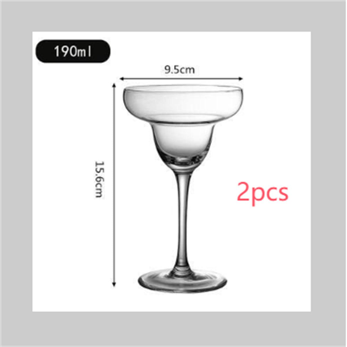 Grand verre à cocktail en cristal pour bar à margarita