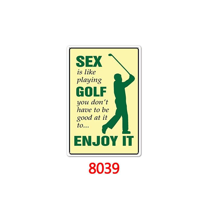 Tin Painting Bar Clothing Store Home Wall Decoration