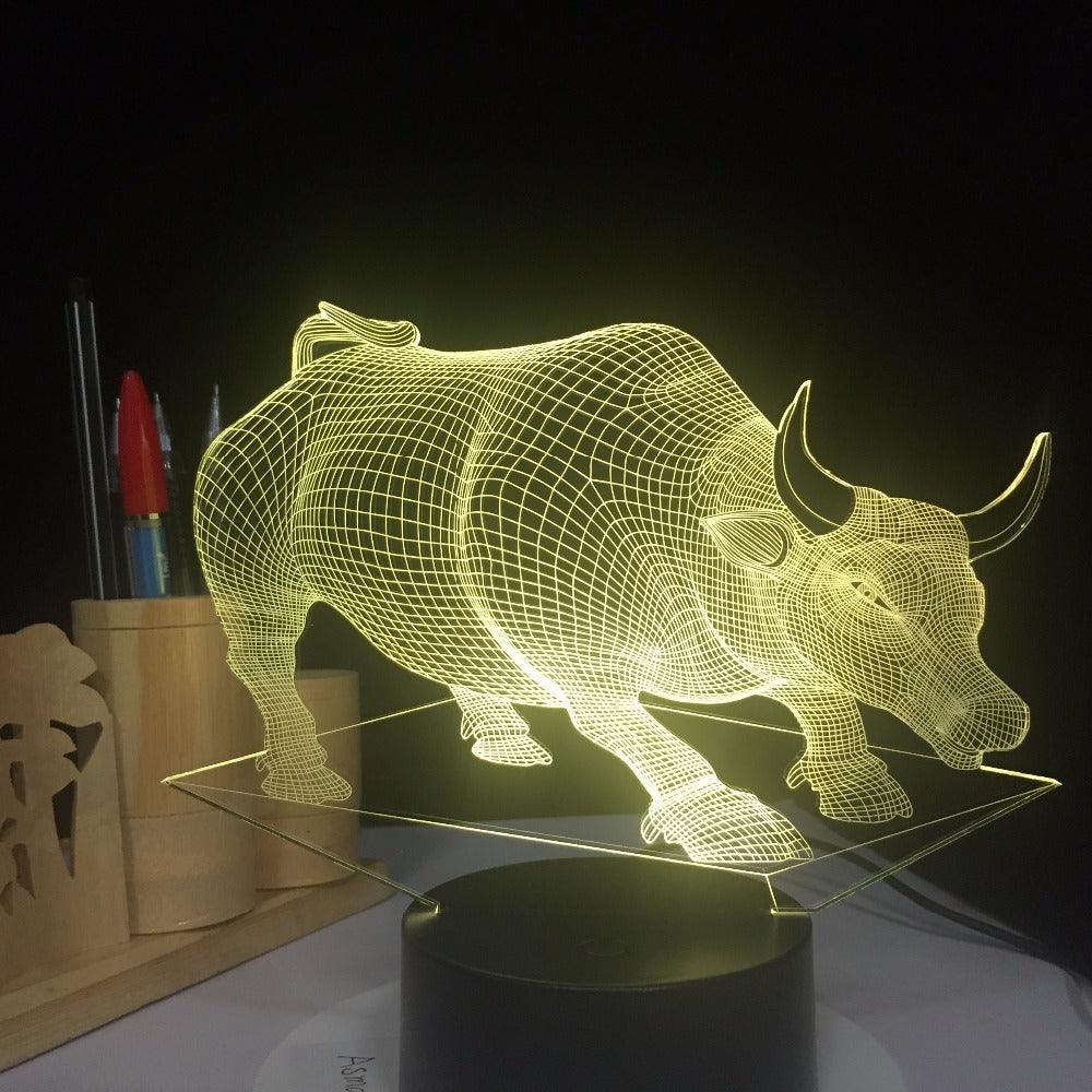 Lampe LED colorée avec télécommande