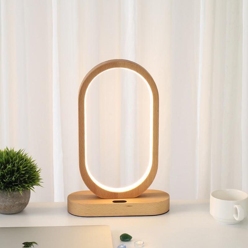 Lampe de table à LED à intensité variable par induction