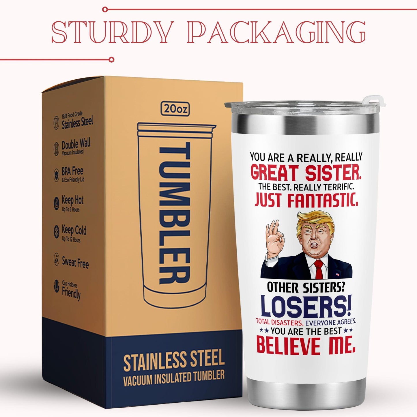 UMACVN Gifts for Mom from Daughter Son - Mothers Day Gifts for Mom Wife - Birthday, Christmas Gift Ideas for Moms - Gift for Mama, Moms, Mother from Kids - 20 Oz Stainless Steel White Tumbler