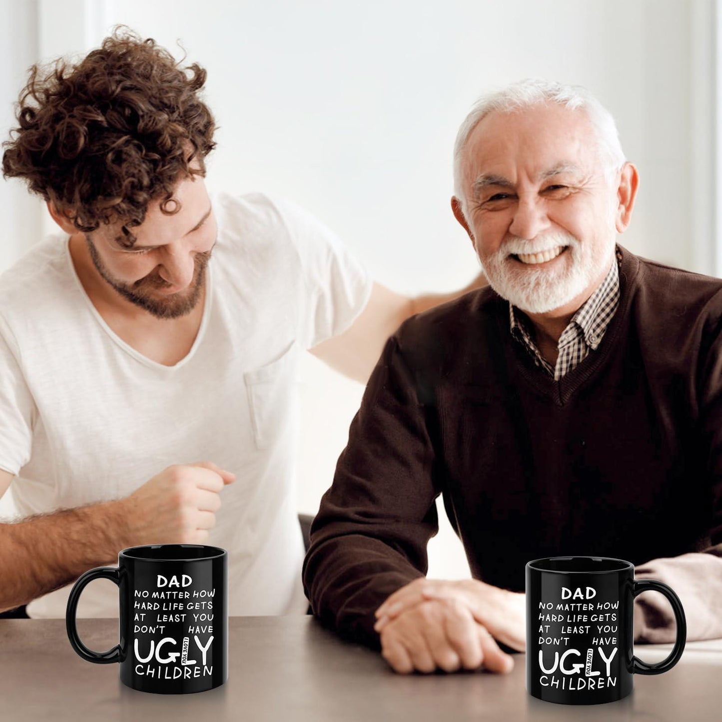 Fathers Day Dad Gifts from Daughter Son Wife,11oz Funny Coffee Mug for Dad,Unique Fathers Day Present Idea for Daddy Husband Men Him,Heartwarming Retirement Anniversary Birthday Gifts for Papa Stepdad