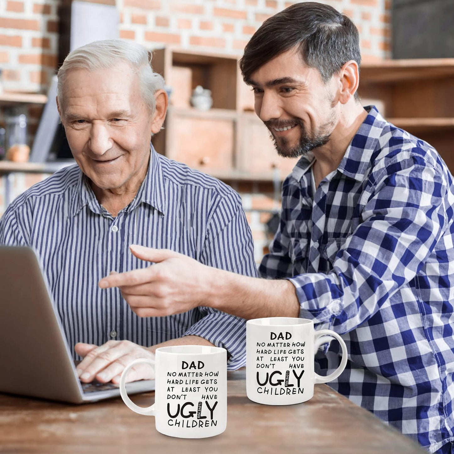 Fathers Day Dad Gifts from Daughter Son Wife,11oz Funny Coffee Mug for Dad,Unique Fathers Day Present Idea for Daddy Husband Men Him,Heartwarming Retirement Anniversary Birthday Gifts for Papa Stepdad