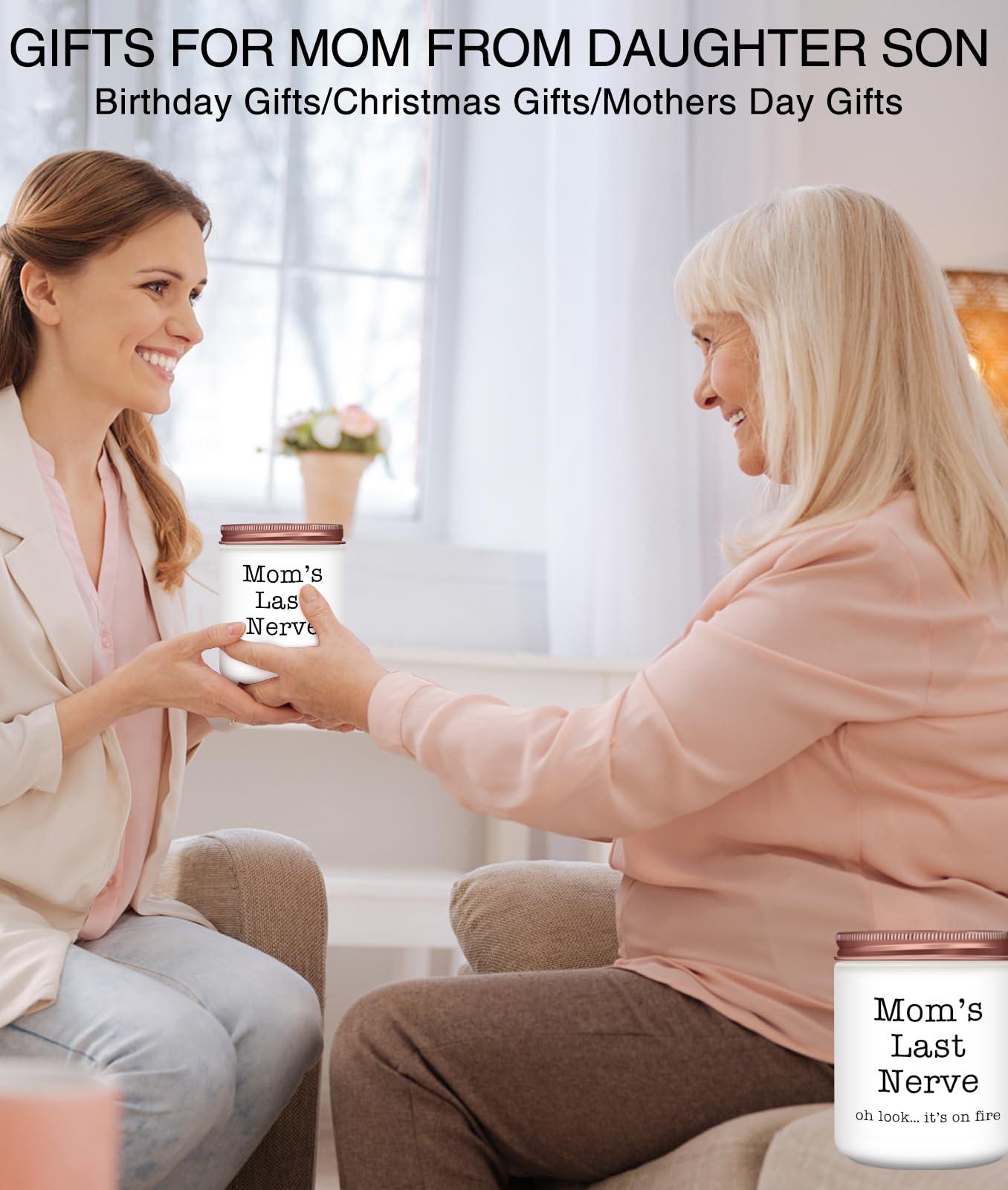 Cadeaux Homsolver pour maman de la part de sa fille et de son fils, meilleurs cadeaux pour maman, maman drôle, anniversaire, Thanksgiving pour maman, belle-mère, mère adoptive, le dernier nerf de maman