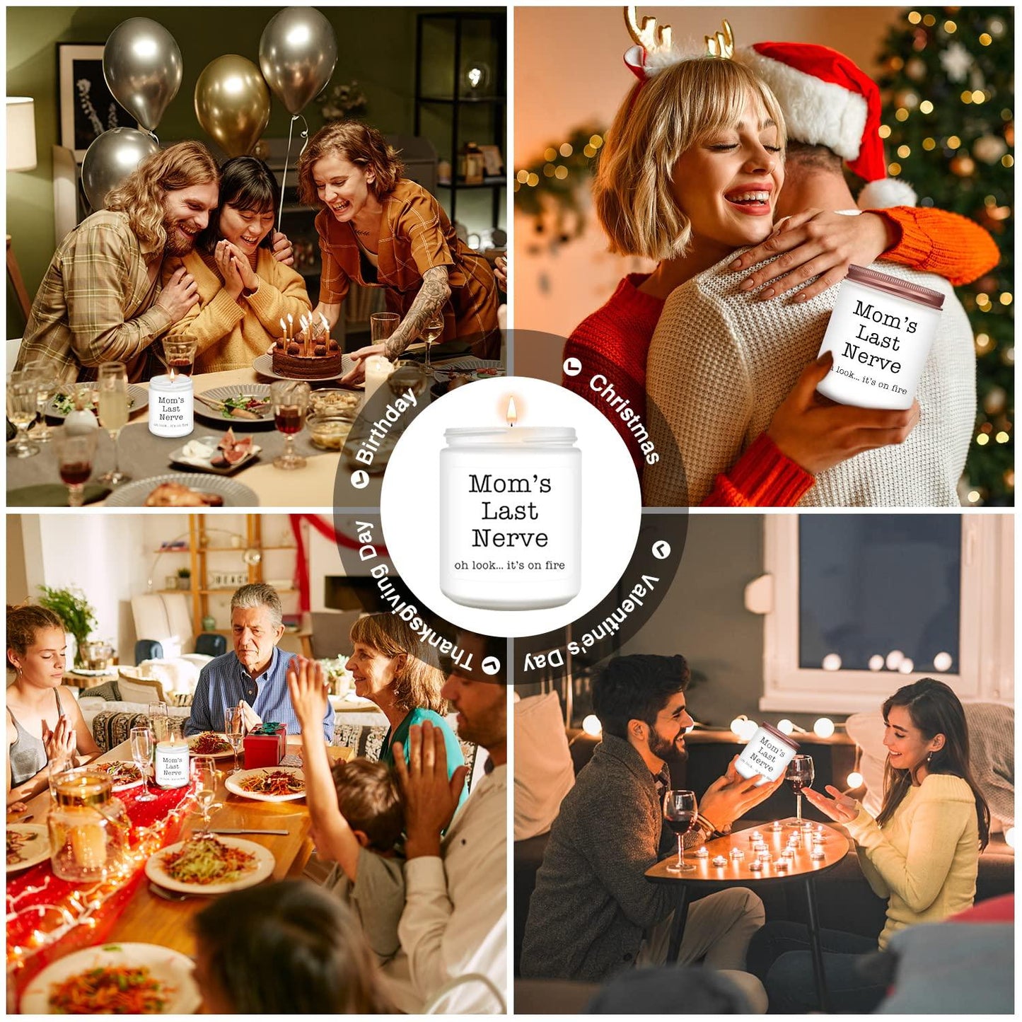 Cadeaux Homsolver pour maman de la part de sa fille et de son fils, meilleurs cadeaux pour maman, maman drôle, anniversaire, Thanksgiving pour maman, belle-mère, mère adoptive, le dernier nerf de maman