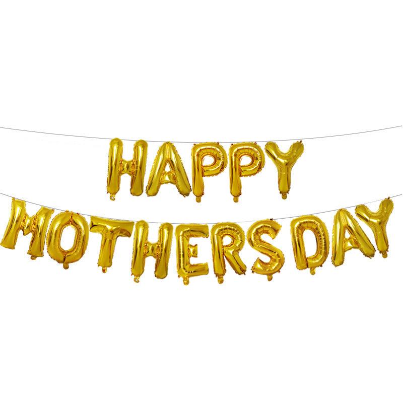 Mother's Day Decorative Aluminum Film Balloons