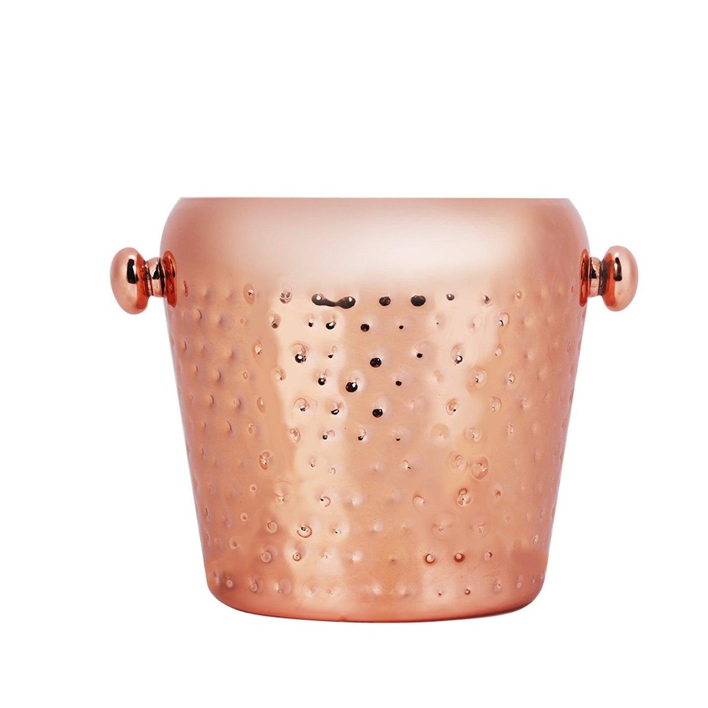 Seau à glace en acier inoxydable 1 L, récipient à glaçons pour bar, maison, hôtel (or rose)