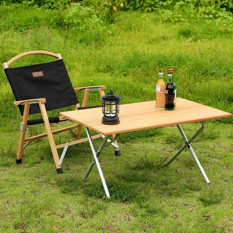 Table pliante de camping, table portable d'extérieur pour rouleaux d'œufs, table pliante pour pique-nique, table à manger sédentaire, table légère, bureau pliant