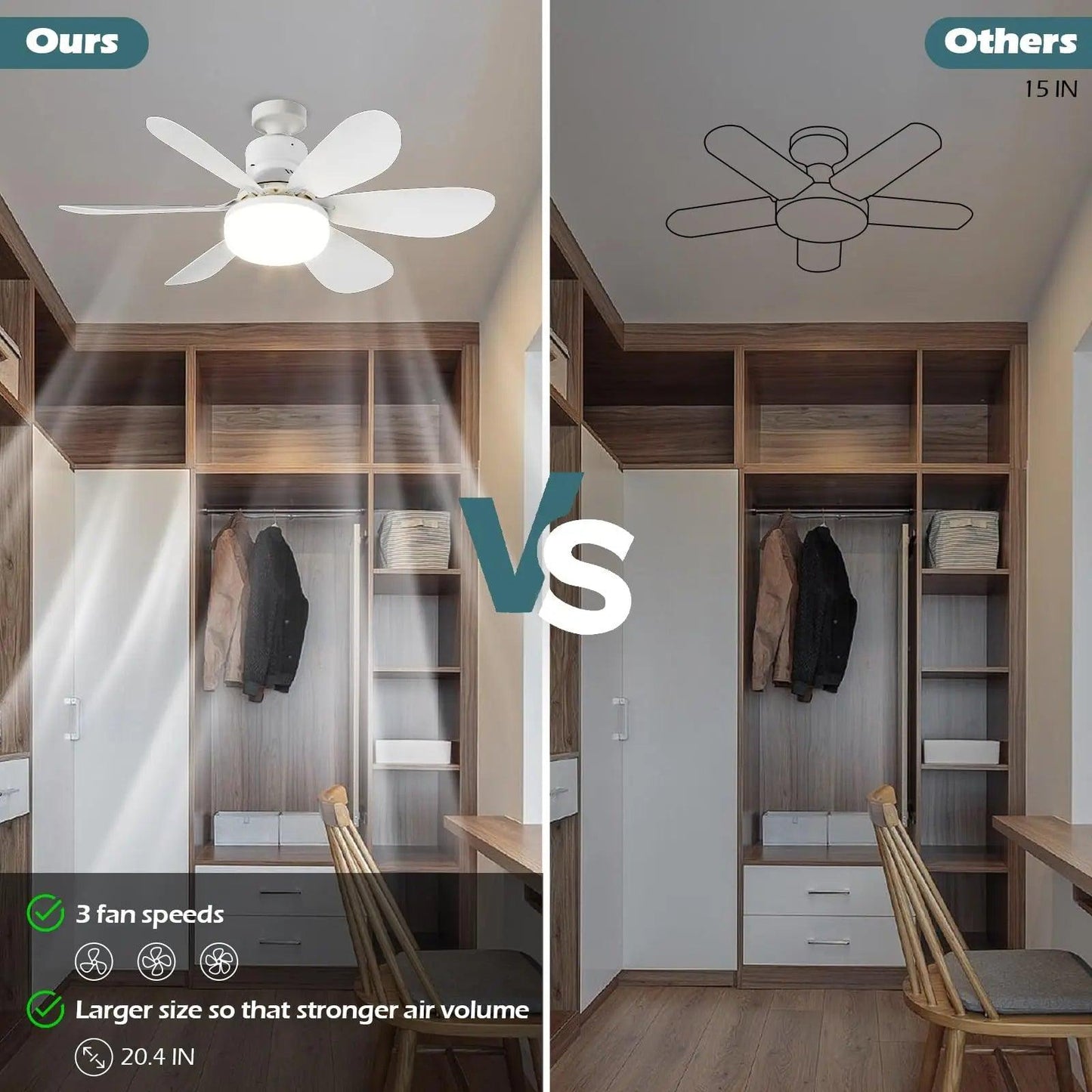 Plafonnier LED 30 W avec variateur d'intensité, culot E27, idéal pour un salon, un bureau ou un usage domestique, 85-265 V