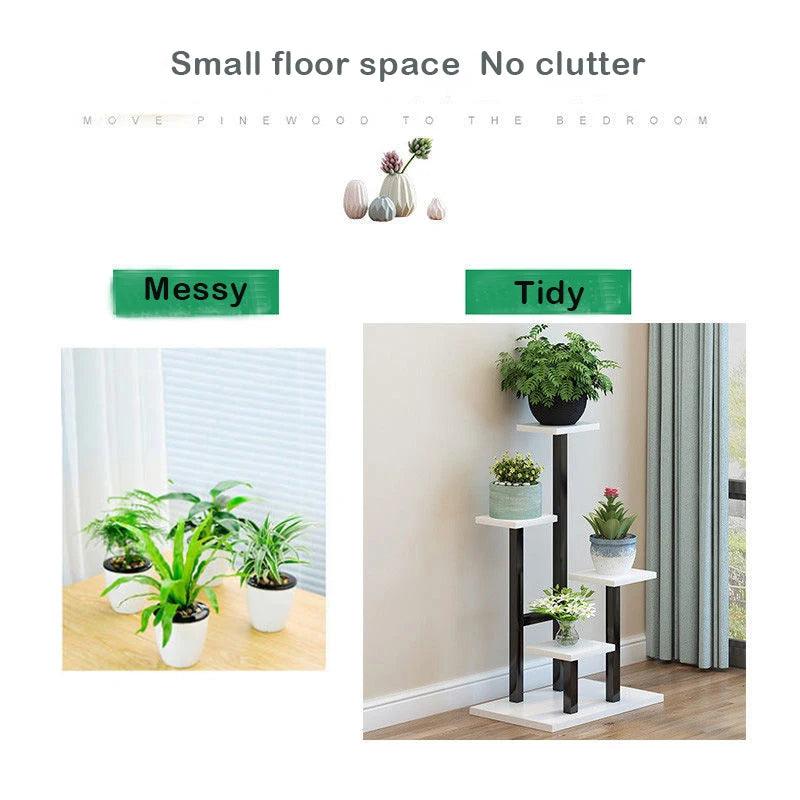 Support pour plantes, plusieurs supports pour pots de fleurs, étagères, support de rangement, organisateur, affichage pour décoration intérieure de jardin