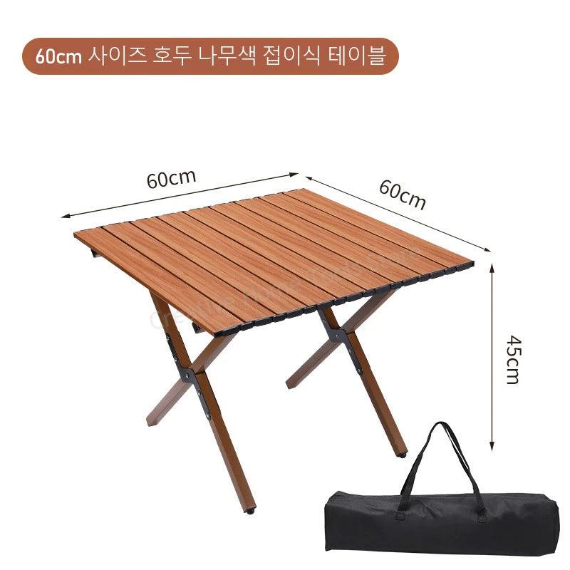Table pliante de camping, table portable d'extérieur pour rouleaux d'œufs, table pliante pour pique-nique, table à manger sédentaire, table légère, bureau pliant