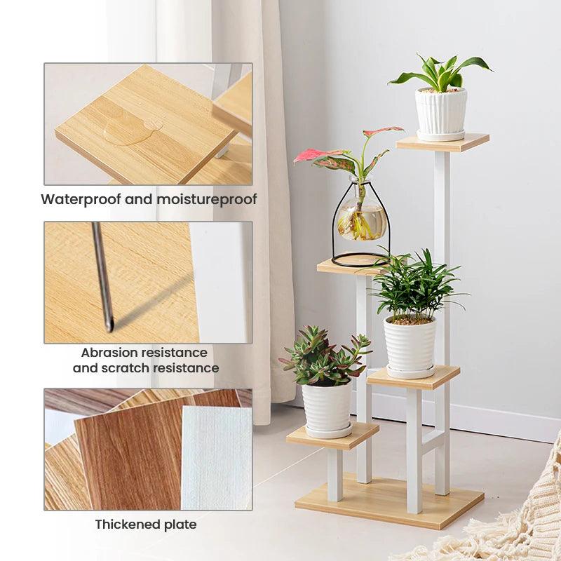 Support pour plantes, plusieurs supports pour pots de fleurs, étagères, support de rangement, organisateur, affichage pour décoration intérieure de jardin