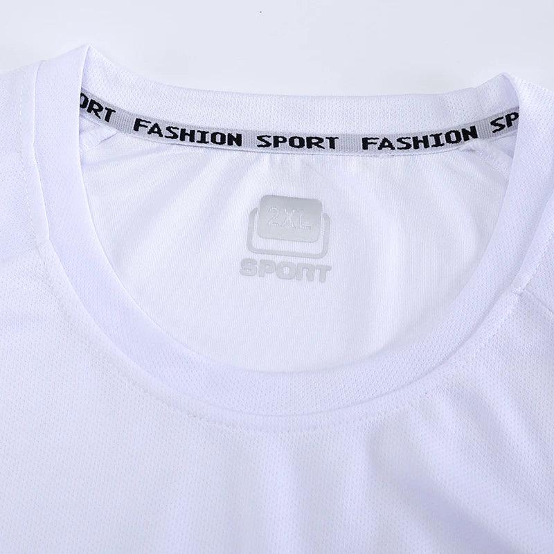 Sports suit men's summer short sleeved quick drying running clothes basketball football summer training fitness clothes morning