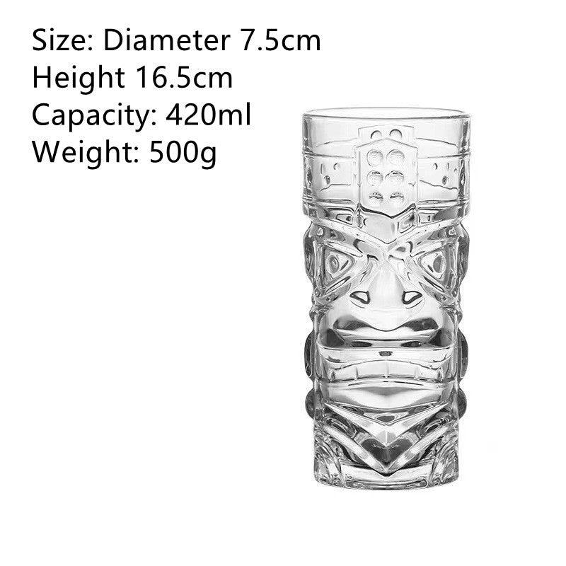 Bar Tiki Cup Tasse Tiki en céramique Tasse à cocktail Hawaïenne Personnalité créative Tasse à vin Tasse Totem