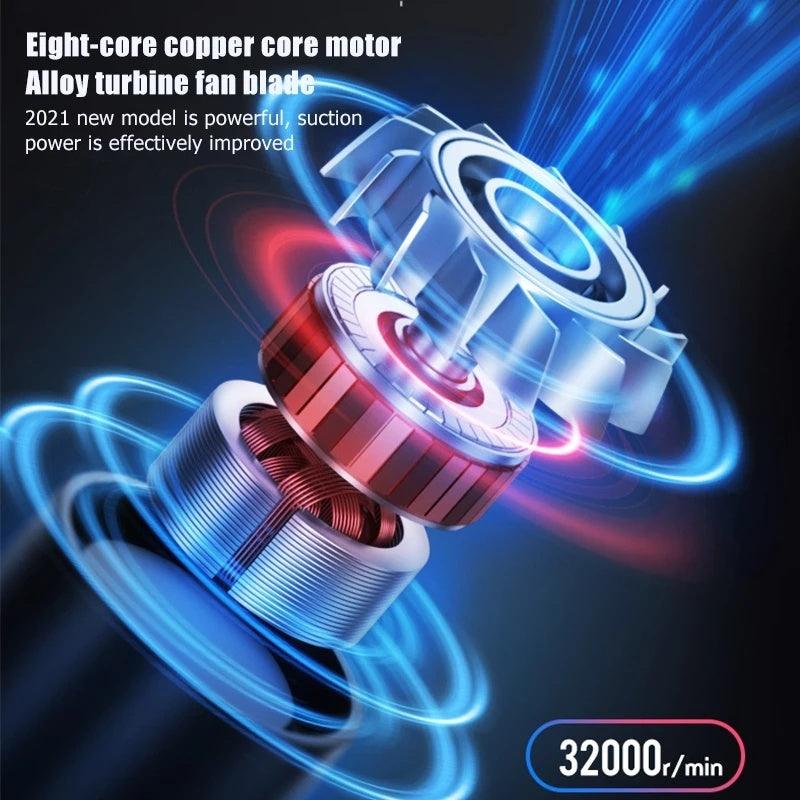 Aspirateur de voiture sans fil rechargeable haute puissance puissant petit mini portable