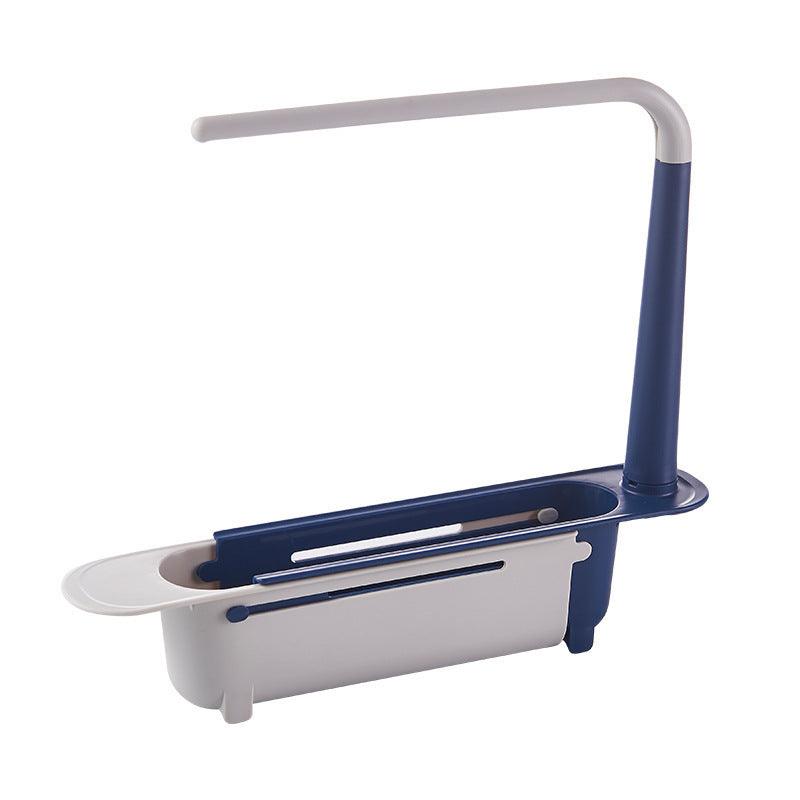 Étagère multifonctionnelle pour évier de cuisine, porte-chiffons