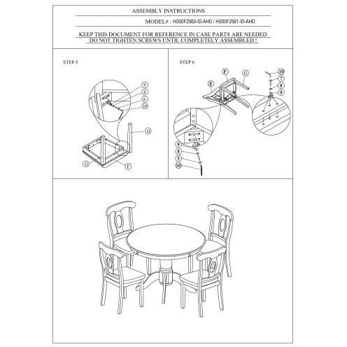 Ensemble de salle à manger 5 pièces au design classique, table ronde, 4 chaises d'appoint, coussins, tissu d'ameublement, siège en bois d'hévéa noir