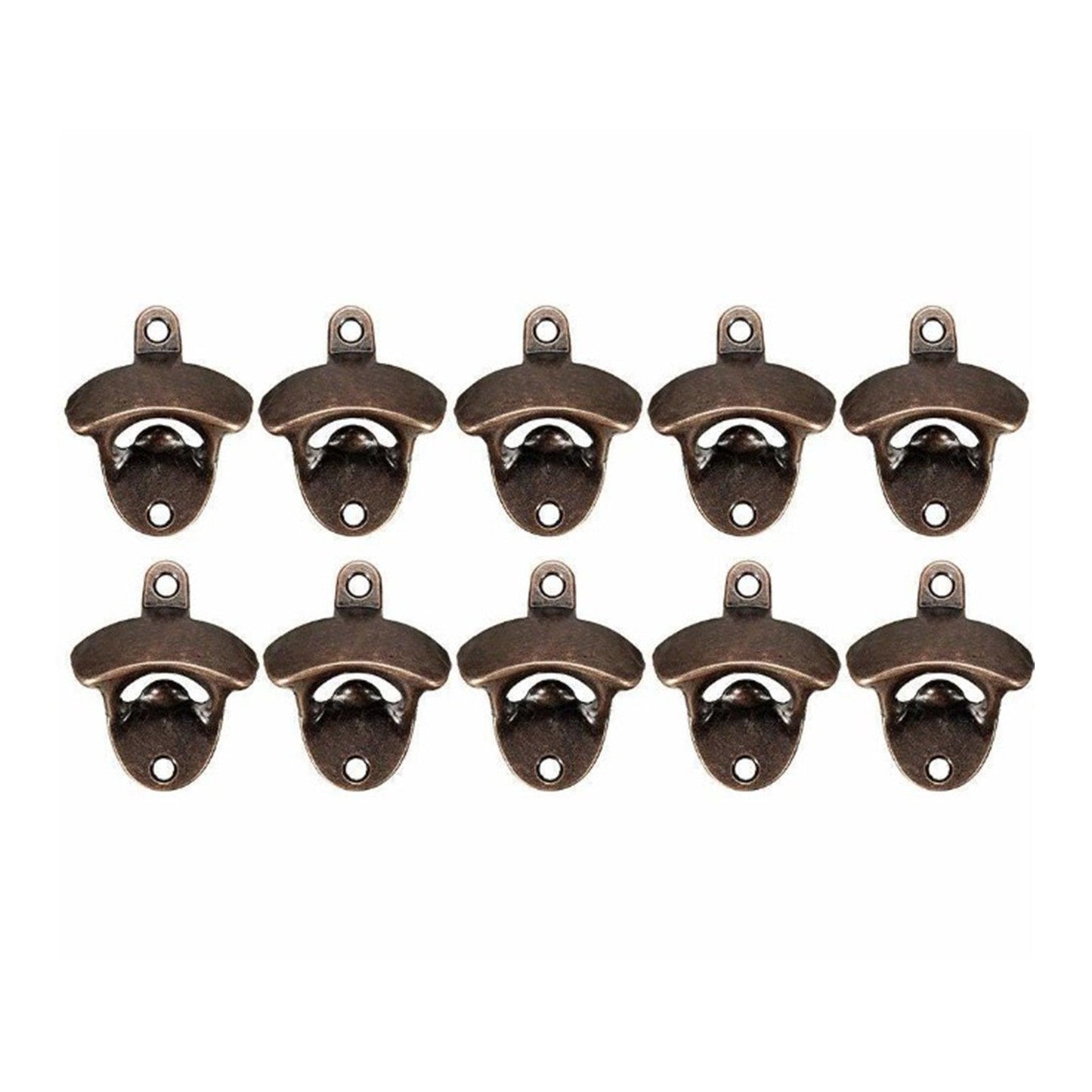 Lot de 10 décapsuleurs muraux en métal, style vintage, rustique, robuste et durable, pour bar, restaurant, maison