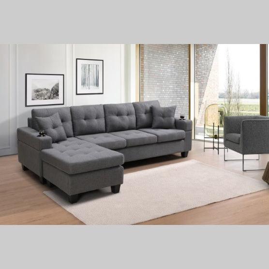 Canapé sectionnel en tissu
