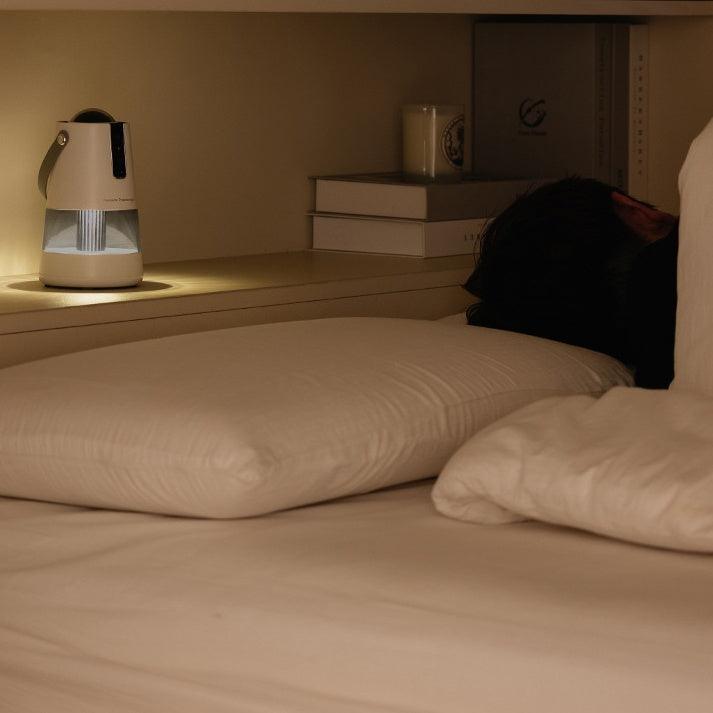Lampe anti-moustiques à projection, veilleuse portable à double usage pour l'extérieur