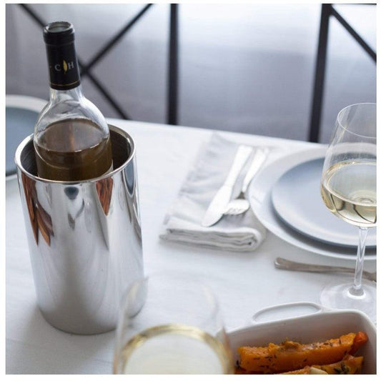 Seau à glace refroidisseur de vin et de bière à deux niveaux pour bar à domicile