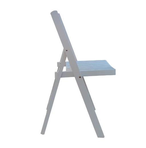 Chaises pliantes en bois à lattes pour événements spéciaux