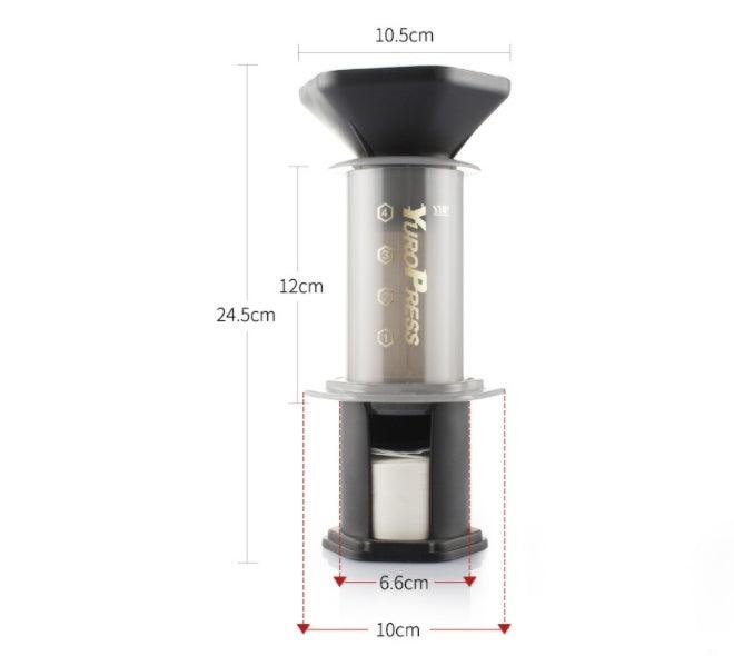 Cafetière à piston à filtre français