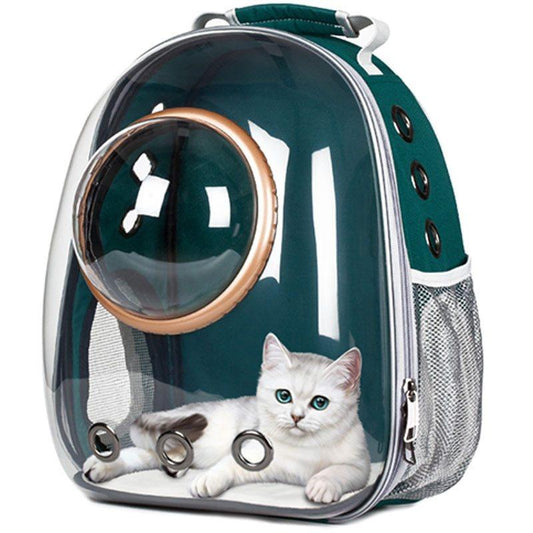 Sac pour chat entièrement transparent pour animaux de compagnie