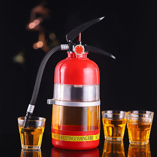 Distributeur de boissons à vin créatif 2 L, extincteur, verseur, distributeur d'eau de bière de fête, fûts de bière, boisson, alcool, accessoire de bar, gadgets de cuisine